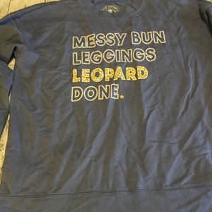 Love & Pineapples Blue Long Sleeve Shirt